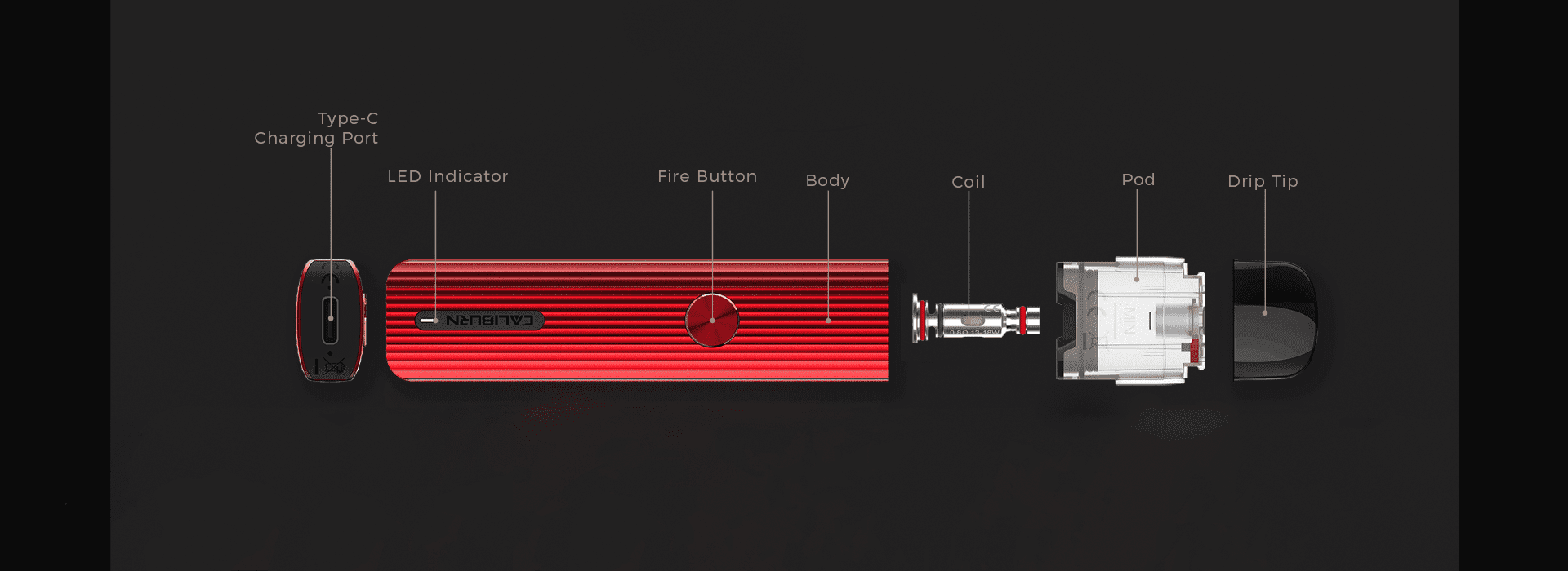 Uwell - Caliburn G - Popis - Banner